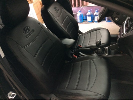 Авточехлы на Hyundai Solaris 2