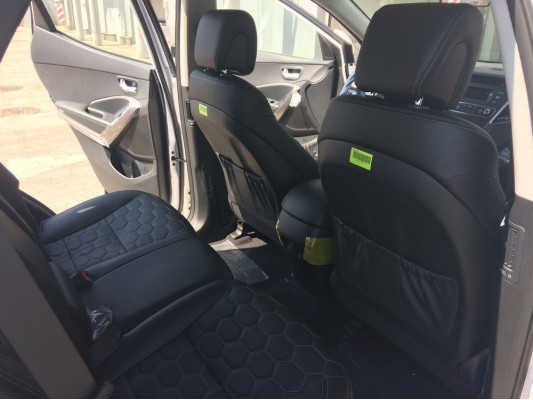 Каркасные авточехлы на Hyundai Santa Fe 3