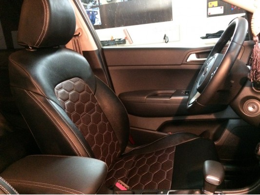 Каркасные авточехлы на KIA Sportage 4