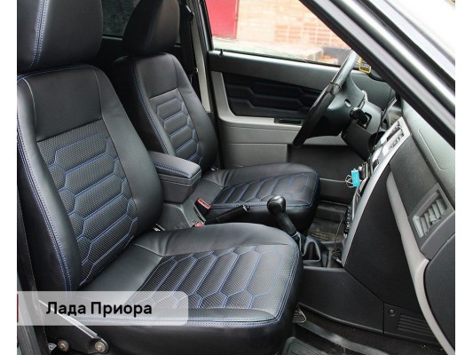 Каркасные авточехлы на Lada Priora