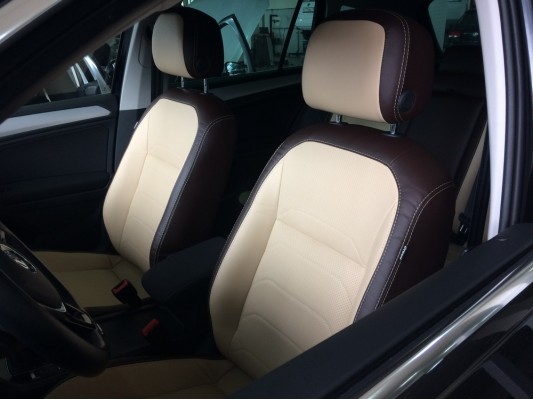 Каркасные авточехлы на Volkswagen Tiguan 2 поколения